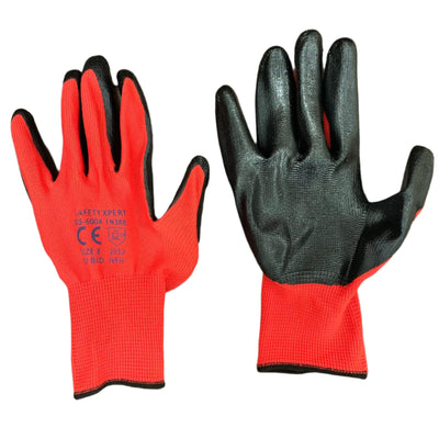 Safety Pvc Fixed Gloves (Pack of 6 pairs)