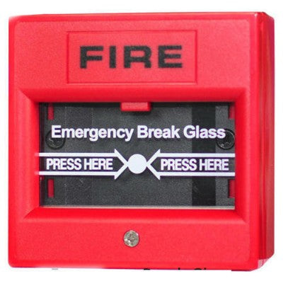 Emergency breakable glass box