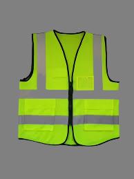 Zipper Reflective Vest (pack of 3)